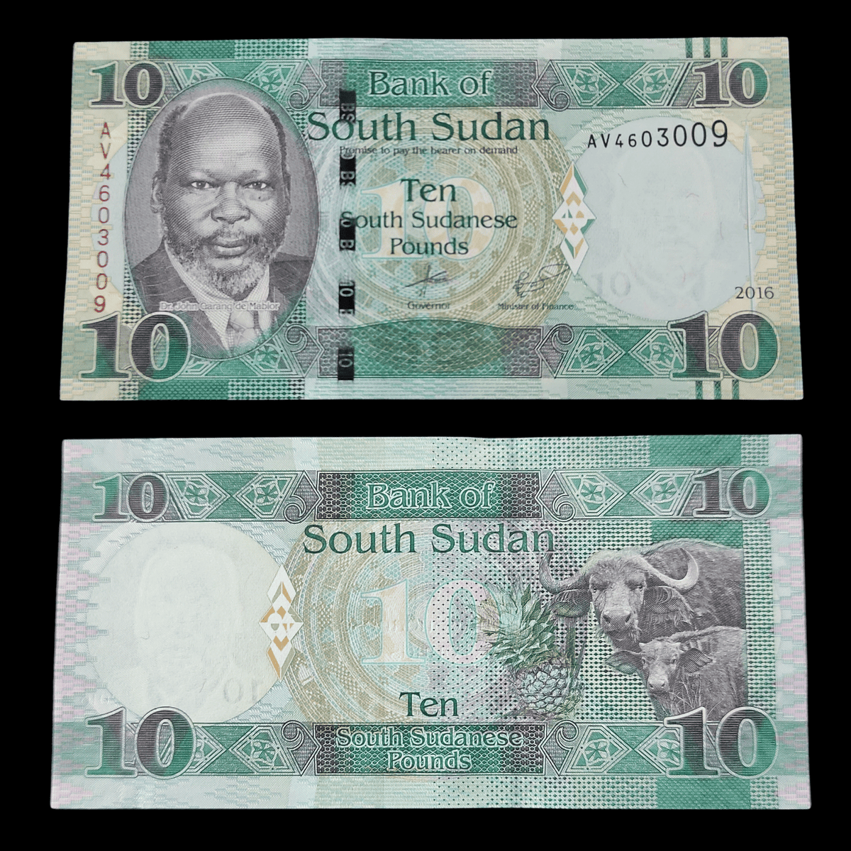 Billete Sudán del Sur 10 Pounds Año 2016- UNC