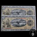 Par Consecutivo Billetes 1 Peso Gobierno Provisional Veracruz 1915 Sin Circular UNC