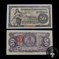 Billete 50 Centavos Gobierno Convencionista de México Toluca 1915 Sin Circular UNC