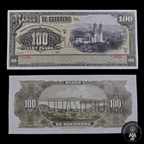Billete 100 Pesos Banco de Guerrero Amortizado Sin Circular UNC