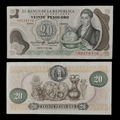 Billete Colombia 20 Pesos Oro Año 1983- UNC