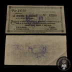Billete Antiguo 50 Centavos 1914 Jefatura de Hacienda Sonora Guaymas - Papel Moneda Histórico