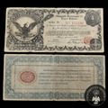 Billete Oblagacion Provisional del Erario Federal 5 Pesos Mexico 1914