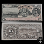 Billete 10 Pesos El Banco de Zacatecas Muy Alta Condicion