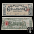 Billete 10 Pesos El Estado de Chihuahua 1914