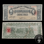 Billete 10 Pesos El Estado de Chihuahua 1914