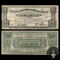 Billete 10 Pesos Gobierno Constitucionalista de Mexico Monclova 1913