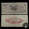Billete 10 Centavos Tesoreria de la Federacion Saltillo Coahuila 1914