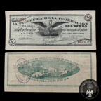 Billete 2 Pesos Tesoreria de la Federacion Saltillo Coahuila 1914