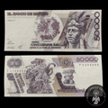 Billete 50000 Cincuenta Mil Pesos Banco de México Cuauhtémoc 1987