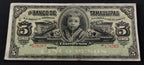 Billete El Banco de Tamaulipas Cinco Pesos Tampico