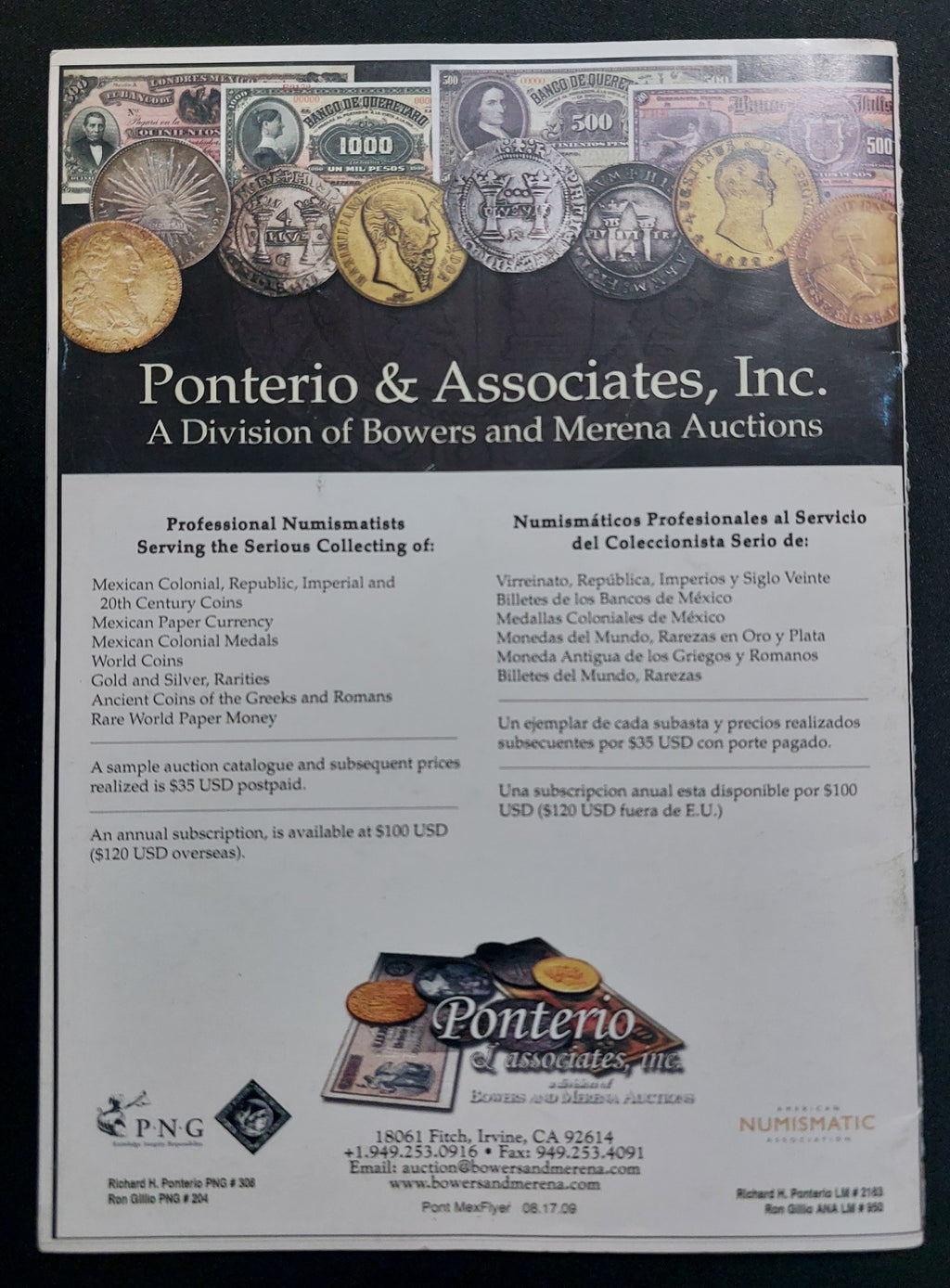 El Boletín Numismático No. 224 (2009) - Sociedad Numismática de México A.C.
