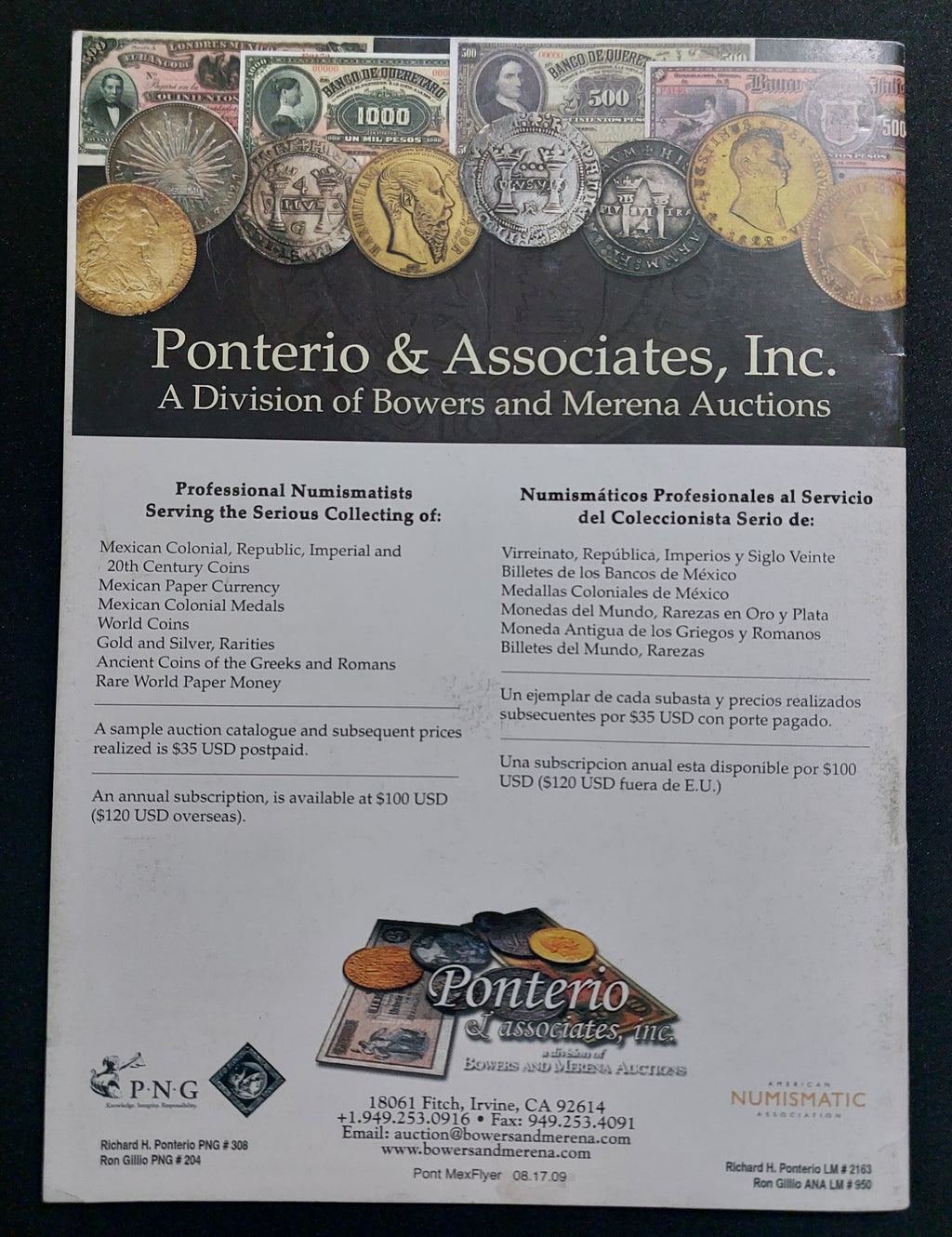 El Boletín Numismático No. 223 (2009) - Sociedad Numismática de México A.C.