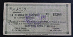Billete de 50 Centavos 1914 - Jefatura de Hacienda de Sonora (Guaymas)