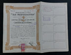 Certificado de Acciones Antiguo 1916 - Compañía Mexicana de Petróleo La Esperanza