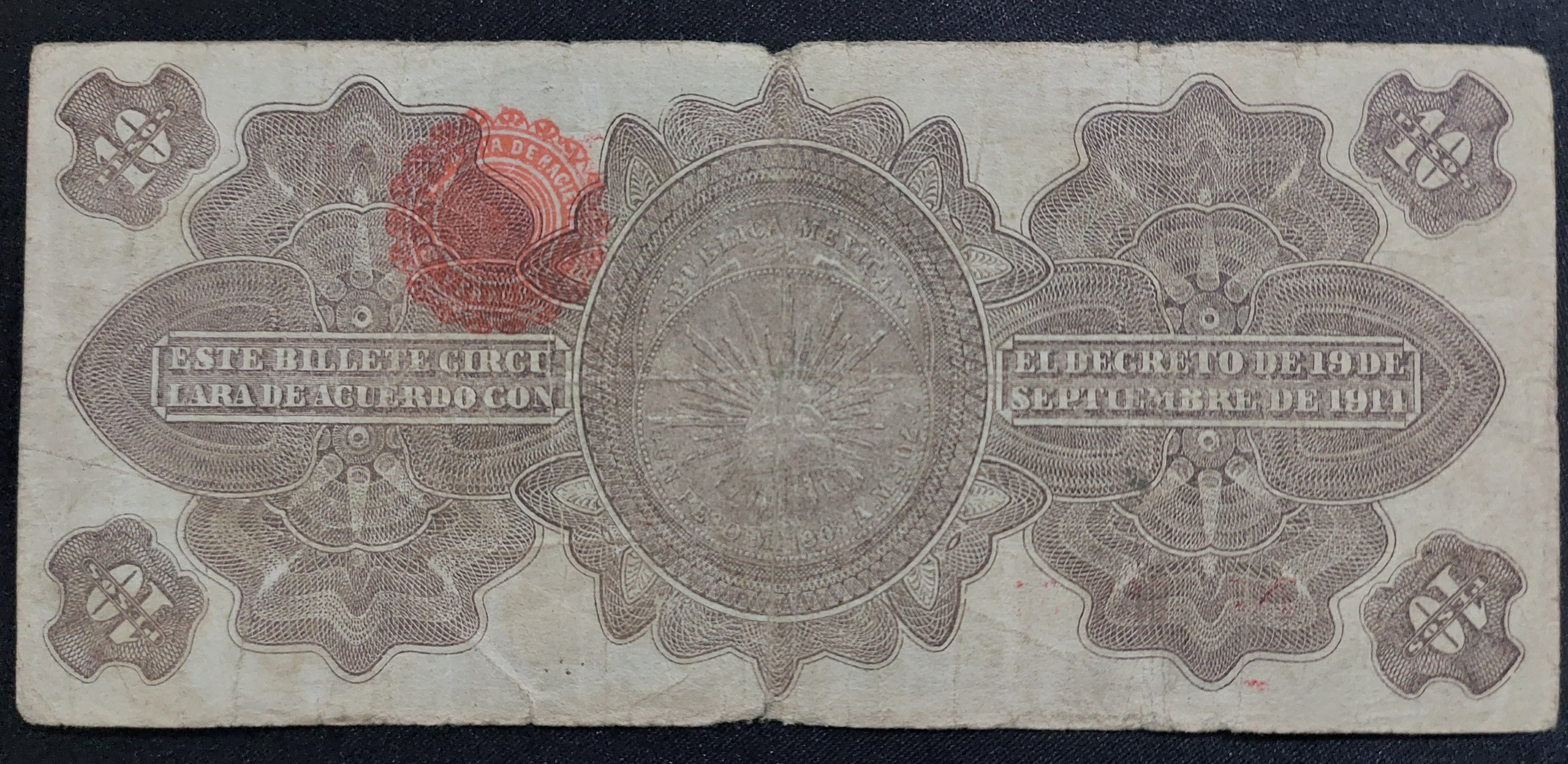Billete de 10 Pesos 1914 - Gobierno Provisional de México