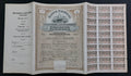 Acción Antigua de $10 Pesos 1928 - Banco Nacional de Crédito Agrícola